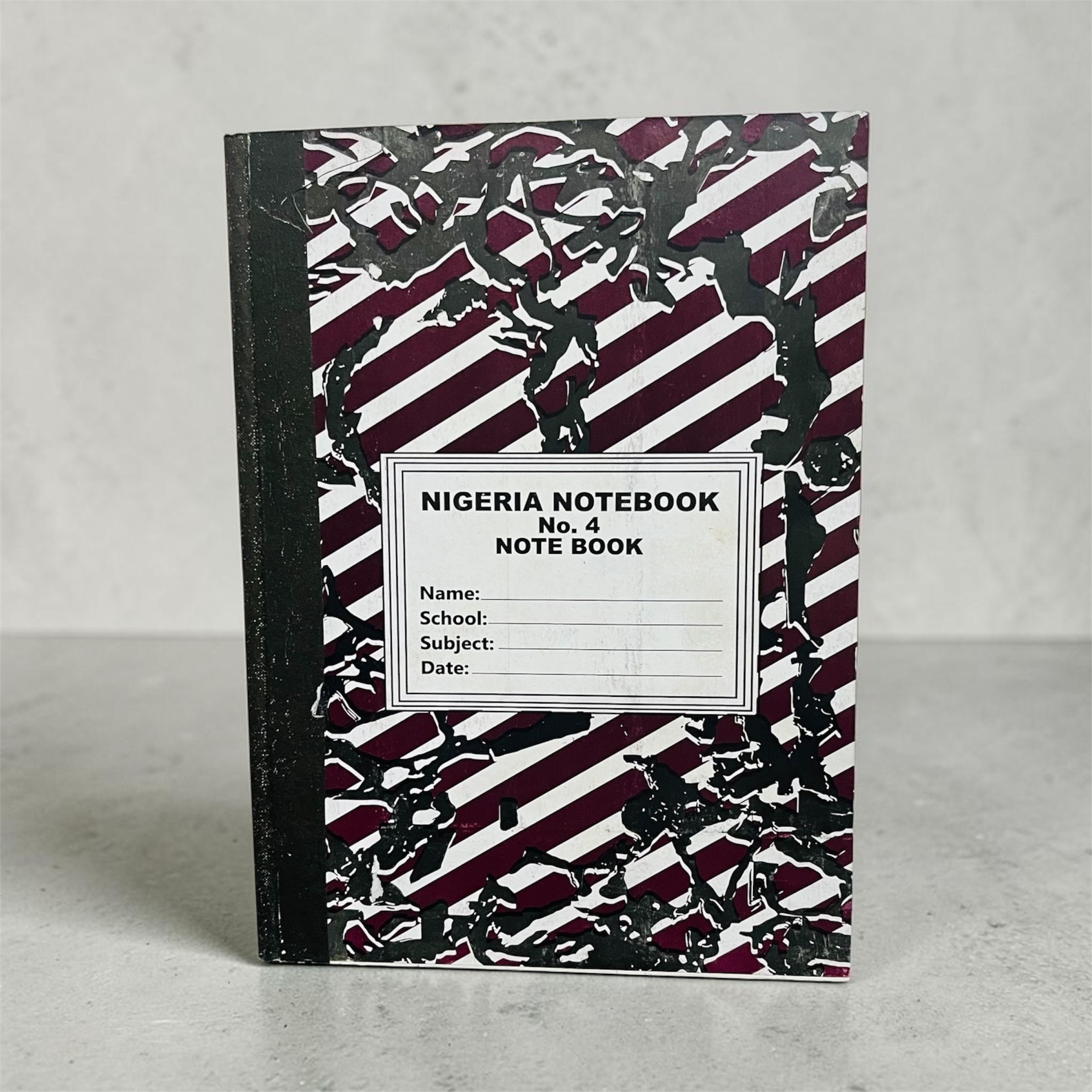 NIGERIA NOTEBOOK MEDIUM SIZE(SHORT)